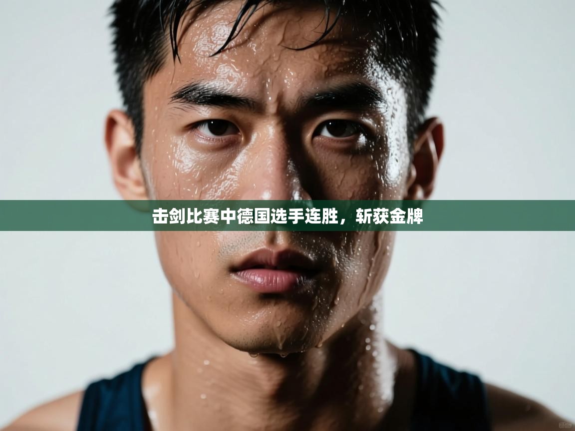 击剑比赛中德国选手连胜,斩获金牌 第1张